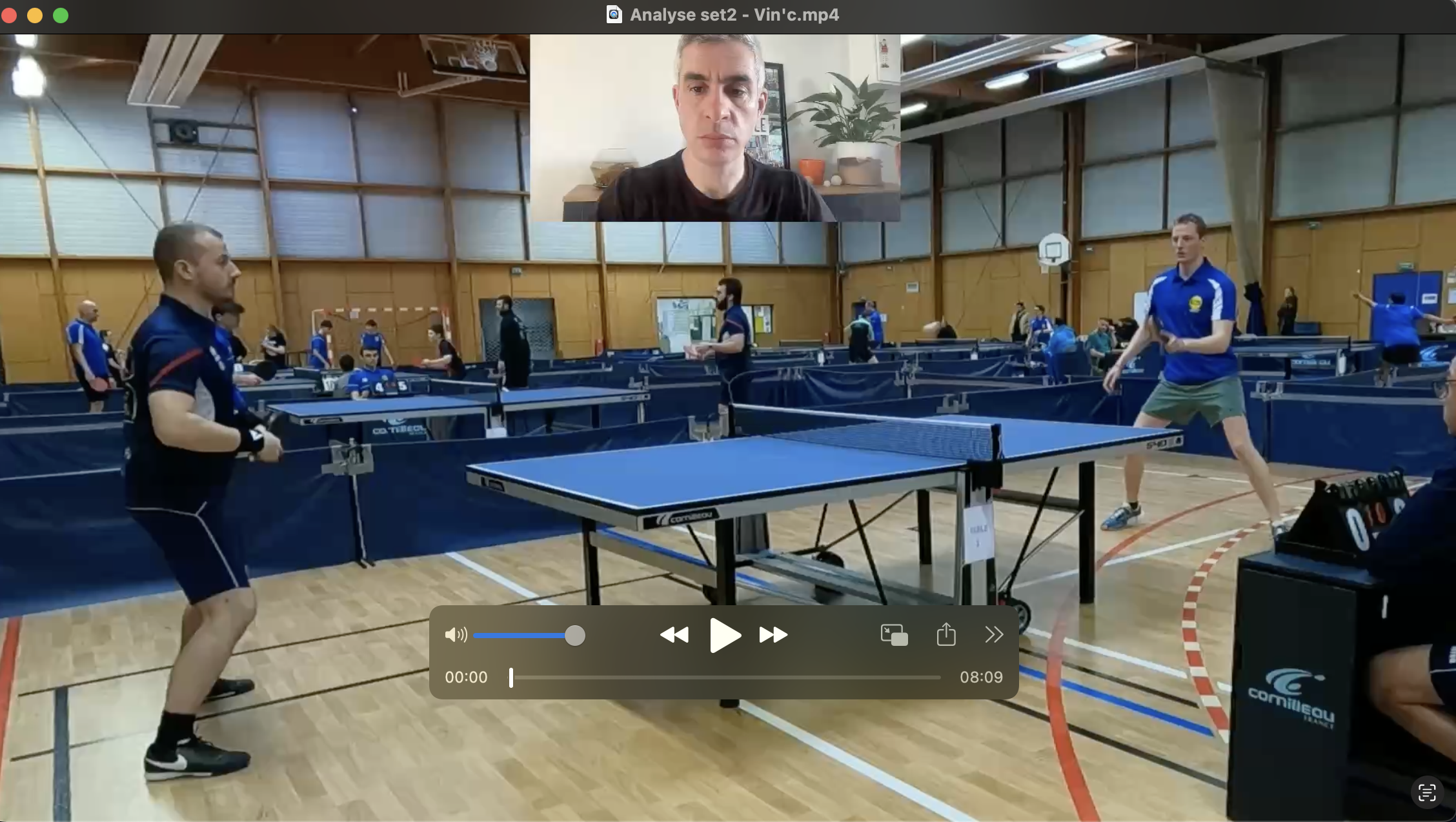 Nicolas en salle (PingBooster)